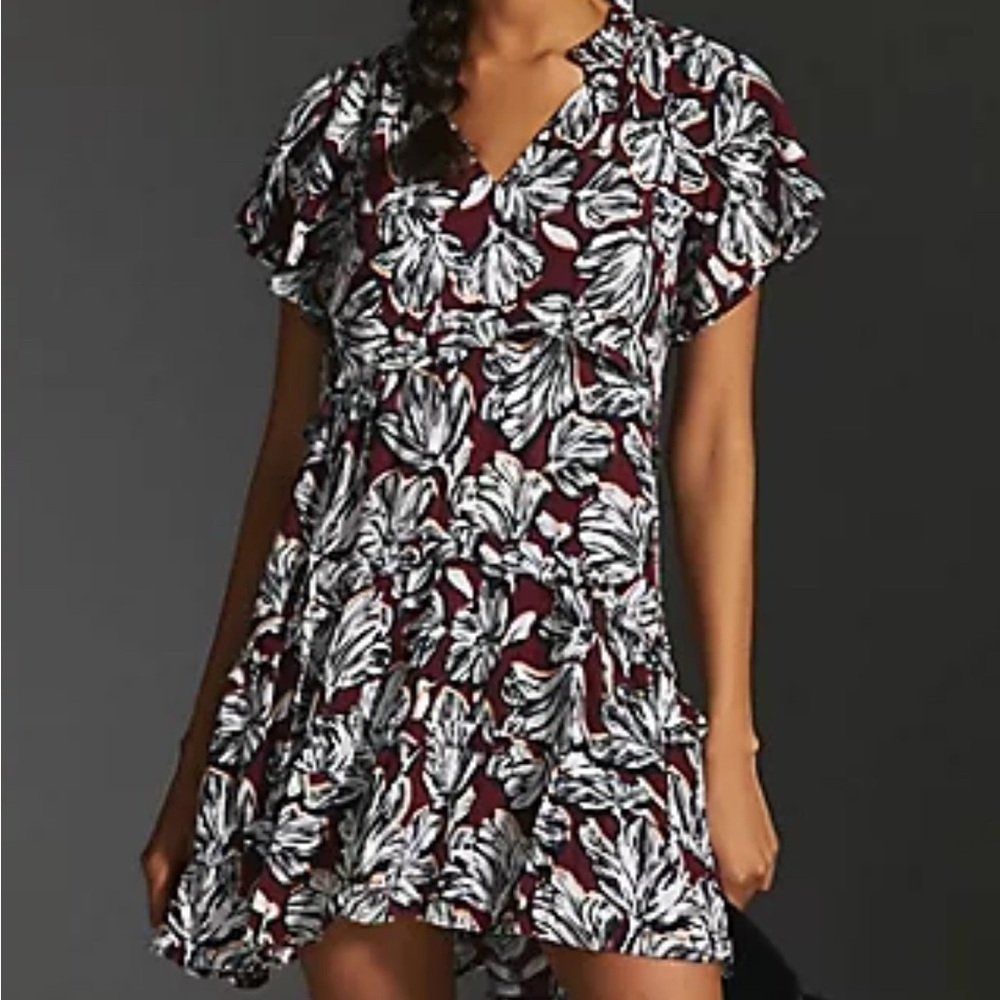 Anthropologie Robin floral dress